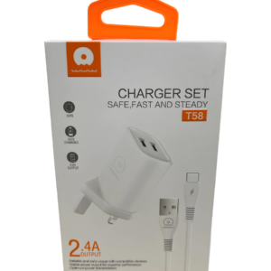 It's a WuW brand Charger Set with Type-C Cable. Showing the picture of product in front the box.